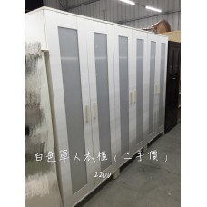 白色單人衣櫃